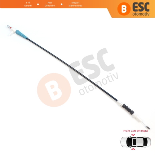 BMW 3 Series F30 F31 F35 F80 M3 LCI 2012-2019 51217259828 için Ön Dış Kapı Kolu Kilit Açma Teli