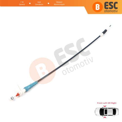 BMW 3 Series F30 F31 F35 F80 M3 LCI 2012-2019 51217259828 için Ön Dış Kapı Kolu Kilit Açma Teli