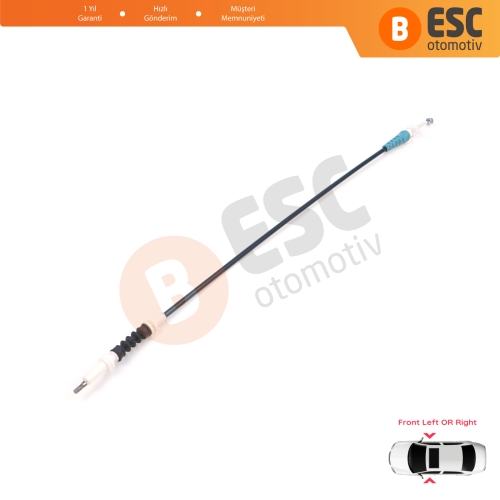 BMW 3 Series F30 F31 F35 F80 M3 LCI 2012-2019 51217259828 için Ön Dış Kapı Kolu Kilit Açma Teli