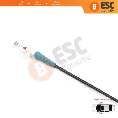 BMW 3 Series F30 F31 F35 F80 M3 LCI 2012-2019 51217259828 için Ön Dış Kapı Kolu Kilit Açma Teli