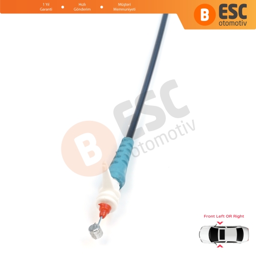 BMW 3 Series F30 F31 F35 F80 M3 LCI 2012-2019 51217259828 için Ön Dış Kapı Kolu Kilit Açma Teli