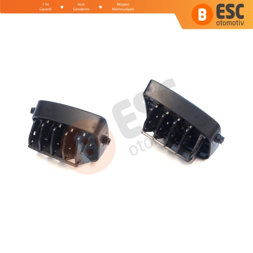 Renault Megane MK3 2008-2016 Fluence L3 2009–2020 687618845R 687604198R için Ön Sağ Sol Yan Kısım Havalandırma Difüzörü Hava Yönlendirme İç Plastiği
