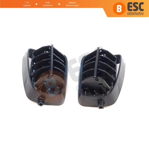 Renault Megane MK3 2008-2016 Fluence L3 2009–2020 687618845R 687604198R için Ön Sağ Sol Yan Kısım Havalandırma Difüzörü Hava Yönlendirme İç Plastiği