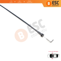 Fiat Ducato MK3 Peugeot Boxer 250 Citroen Jumper Relay MK2 1342155080 1350147080 için Ön Kapı Kolu Kilit İç Açma Teli