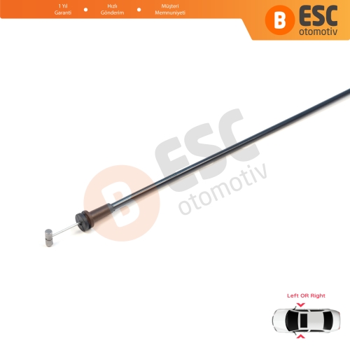 Scania Truck MK1 P G R T Series 2003-On 1498712 için Ön Kabin Kapı Kolu Kilit İç Açma Teli	