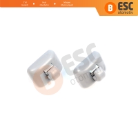 Audi A1 A3 A4 B7 B8 B9 A5 A6 C6 Q2 Q3 Q5 TT Seat Exeo İçin 2 Adet Sunvisor Güneşlik Tutucu Ayak Kanca Klipsi Gri Renk