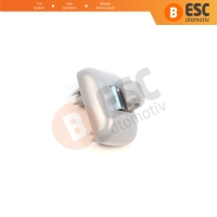 Audi A1 A3 A4 B7 B8 B9 A5 A6 C6 Q2 Q3 Q5 TT Seat Exeo İçin 1 Adet Sunvisor Güneşlik Tutucu Ayak Kanca Klipsi Gri Renk