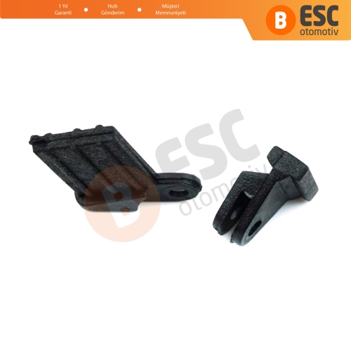 BMW E38 E39 E46 Mercedes W140 W124 W210 W211 Opel Vectra C için Arka Cam Perde Kızak Klips Seti