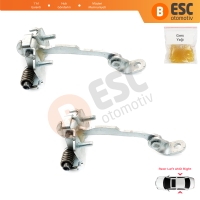 Citroen C3 MK1 MK2 2002-2016  9181.L9 İçin 2 EA Arka Sağ ve Sol Kapı Gergi Yayı