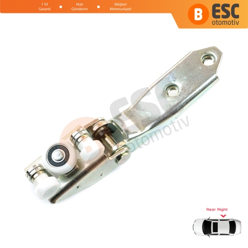 VW Transporter T4 Caravelle 1990-2003 için Sağ Arka Sürgülü Kapı Orta Makarası 701843336A