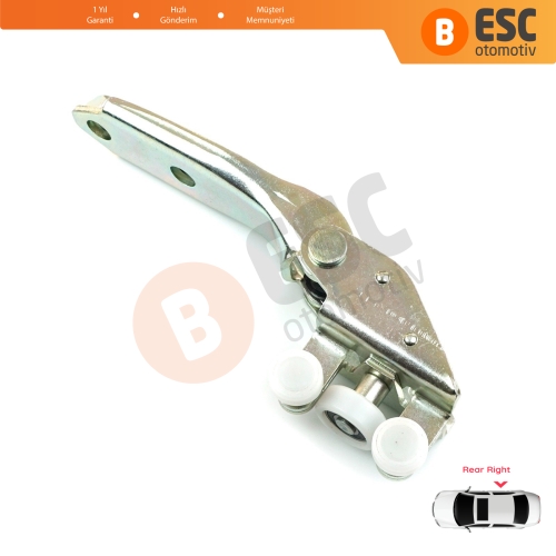 VW Transporter T4 Caravelle 1990-2003 için Sağ Arka Sürgülü Kapı Orta Makarası 701843336A