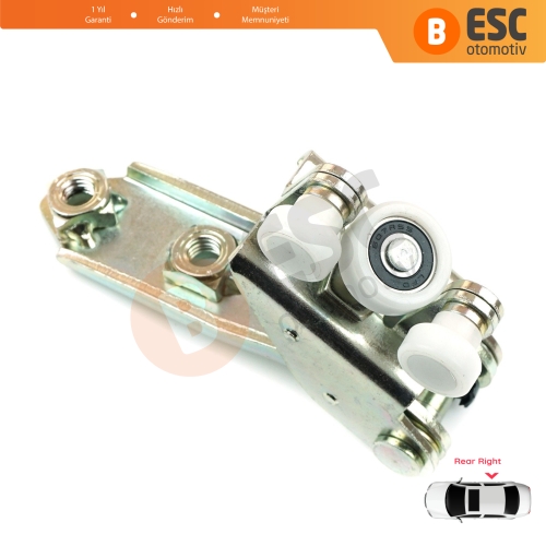 VW Transporter T4 Caravelle 1990-2003 için Sağ Arka Sürgülü Kapı Orta Makarası 701843336A