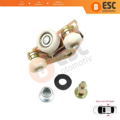 VW Transporter T4 Caravelle Multivan 1990-2003 701843406A için Arka Sürgülü Kapı Alt Makarası