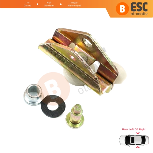 VW Transporter T4 Caravelle Multivan 1990-2003 701843406A için Arka Sürgülü Kapı Alt Makarası