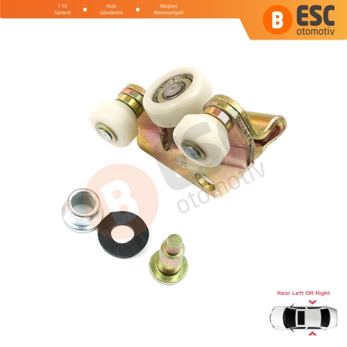 VW Transporter T4 Caravelle Multivan 1990-2003 701843406A için Arka Sürgülü Kapı Alt Makarası