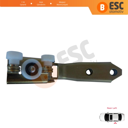VW Transporter T4 1990-2003 için Sol Arka Sürgülü Kapı Orta Makarası