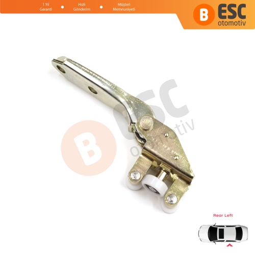 VW Transporter T4 Caravelle Multivan 1990-2003 701843335A için Sol Arka Sürgülü Kapı Orta Makarası