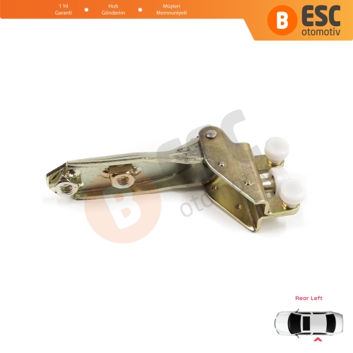 VW Transporter T4 Caravelle Multivan 1990-2003 701843335A için Sol Arka Sürgülü Kapı Orta Makarası