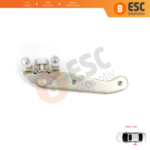 VW Transporter T4 Caravelle Multivan 1990-2003 701843405B için Sol Arka Sürgülü Kapı Alt Makarası