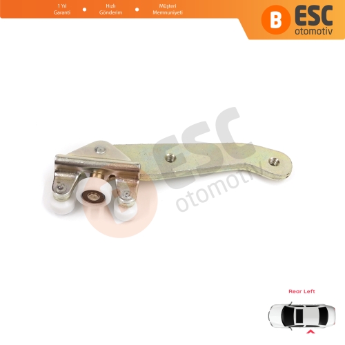 VW Transporter T4 Caravelle Multivan 1990-2003 701843405B için Sol Arka Sürgülü Kapı Alt Makarası