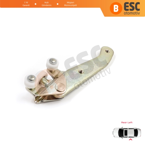 VW Transporter T4 Caravelle Multivan 1990-2003 701843405B için Sol Arka Sürgülü Kapı Alt Makarası