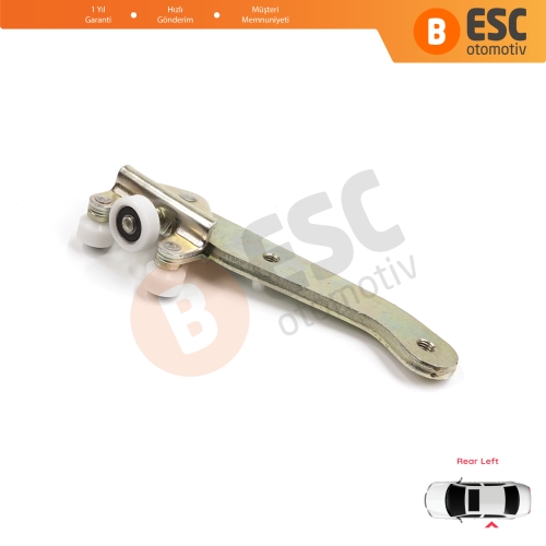 VW Transporter T4 Caravelle Multivan 1990-2003 701843405B için Sol Arka Sürgülü Kapı Alt Makarası