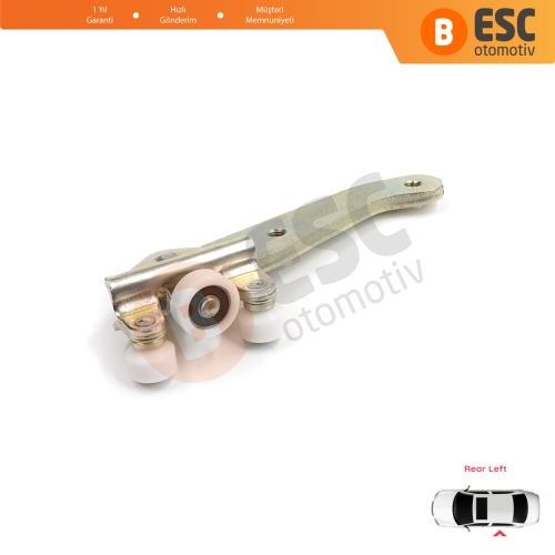 VW Transporter T4 Caravelle Multivan 1990-2003 701843405B için Sol Arka Sürgülü Kapı Alt Makarası