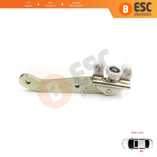 VW Transporter T4 Caravelle Multivan 1990-2003 701843405B için Sol Arka Sürgülü Kapı Alt Makarası