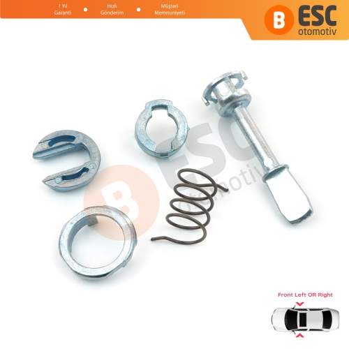 VW Passat B5 3B2 3B5 1996-2005 3B0837167 İçin Ön Kapı Kilidi Tamir Takımı 51.5 mm