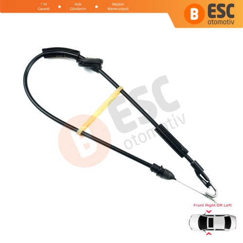 VW Passat B5 B5.5 1996-2005 Skoda Superb B5 3U 2001-2008 3U0837085 İçin Ön Kapı İç Açma Teli