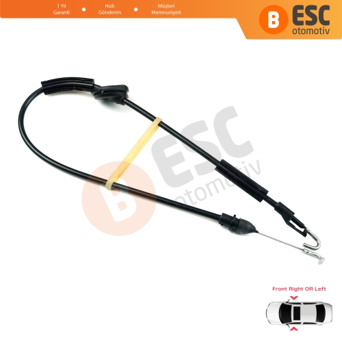 VW Passat B5 B5.5 1996-2005 Skoda Superb B5 3U 2001-2008 3U0837085 İçin Ön Kapı İç Açma Teli