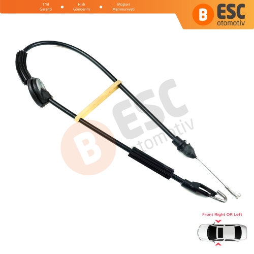 VW Passat B5 B5.5 1996-2005 Skoda Superb B5 3U 2001-2008 3U0837085 İçin Ön Kapı İç Açma Teli