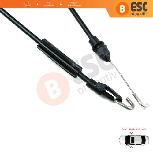 VW Passat B5 B5.5 1996-2005 Skoda Superb B5 3U 2001-2008 3U0837085 İçin Ön Kapı İç Açma Teli