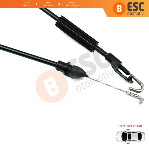 VW Passat B5 B5.5 1996-2005 Skoda Superb B5 3U 2001-2008 3U0837085 İçin Ön Kapı İç Açma Teli