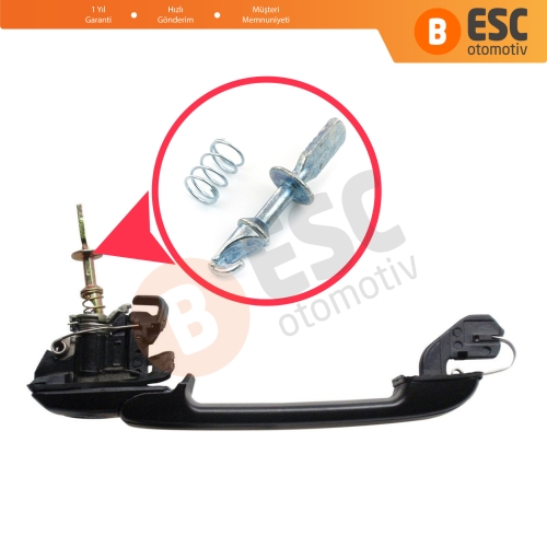 VW Golf MK3 1H 1E İçin Ön Kapı Kilidi Tamir Takımı 56.5 mm 1H0837223B