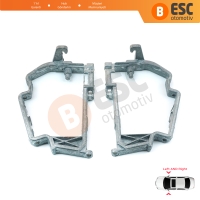 Mercedes W210 S210 W202 S202 W140 için Yan Dikiz Ayna Katlanır Destek Onarım Metal Çerçeve Braketi Sağ Sol