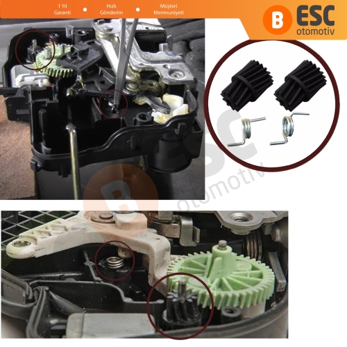 Mercedes W203 W211 W209 İçin Merkezi Kilit Yay Dişli 2037200135