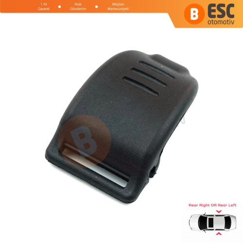 Renault Megane 2 Scenic 2 Grand Scenic 2 Laguna 2 İçin Arka Kapılar Güneşlik Tutturma Klipsi