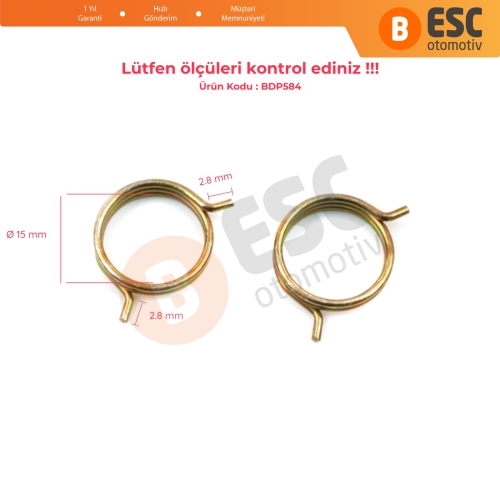 Renault Peugeot Citroen İçin 2 Adet Kontak Kilit Yayı