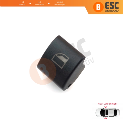 BMW 3 Serisi E46 X5 X3 İçin Cam Açma Düğme Kapağı 61316902175