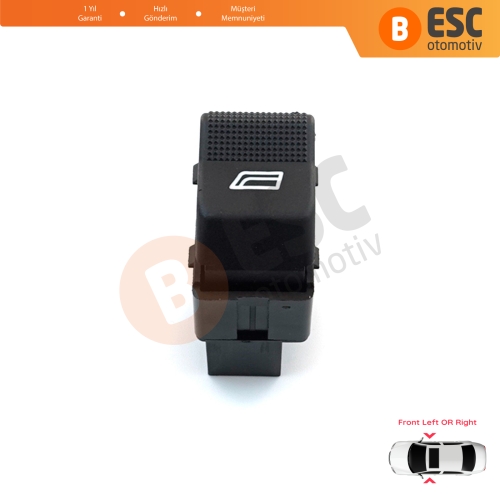 VW Polo 6N2 Lupo 6X1 6E1 Seat Cordoba 6K2 Ibiza 3 6K1 Arosa 6X0959855B İçin Tekli Cam Açma Düğmesi 5 Pin Anahtarı 