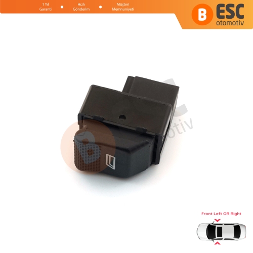 VW Polo 6N2 Lupo 6X1 6E1 Seat Cordoba 6K2 Ibiza 3 6K1 Arosa 6X0959855B İçin Tekli Cam Açma Düğmesi 5 Pin Anahtarı 