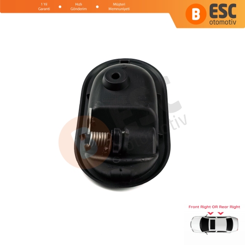 Dacia Dokker Lodgy Duster Sandero Logan İçin Sağ İç Kapı Açma Kolu Krom Renk 8200735218