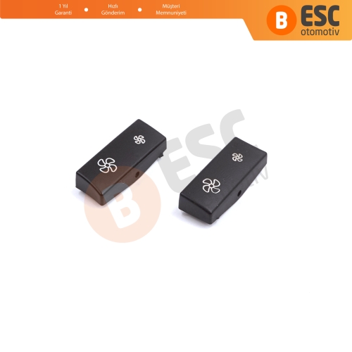BMW 5 Serisi İçin 2 Parça Klima Düğme Kapağı 9233635; 9233644