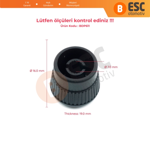 Opel CAR400 modeli İçin Radyo Düğmesi