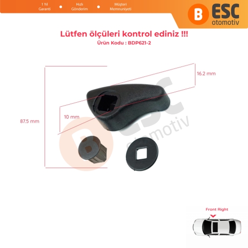 Megane Kangoo 1 Trafic 2 İçin Ön Sağ Koltuk Ayar Kolu 7701205079