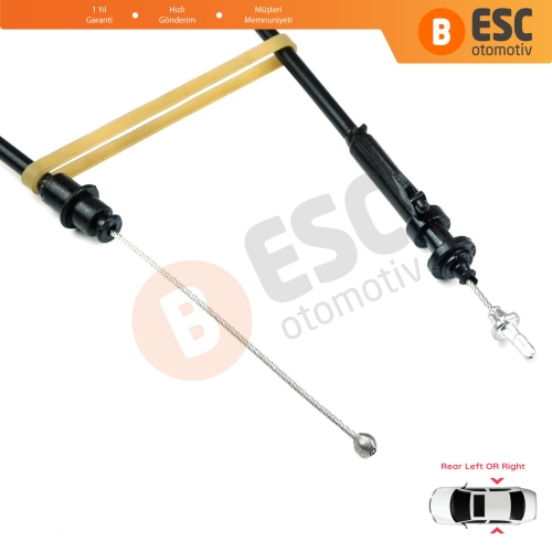VW Passat B6 B7 2005-2015 CC 3C0837017B İçin Arka Dış Kapı Kilidi Açma Teli