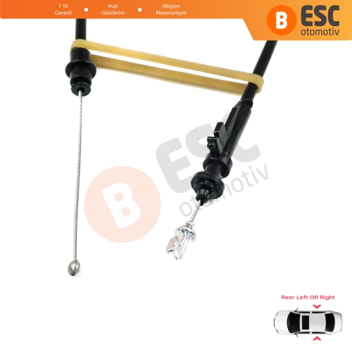 VW Passat B6 B7 2005-2015 CC 3C0837017B İçin Arka Dış Kapı Kilidi Açma Teli