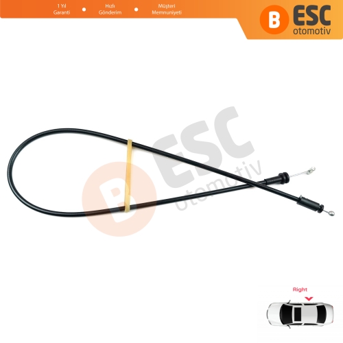 Renault Kangoo MK1 İçin Sağ Sürgülü Kapı İç Açma Teli 8200182966