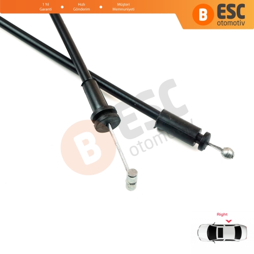 Renault Kangoo MK1 İçin Sağ Sürgülü Kapı İç Açma Teli 8200182966